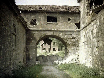 Glasfabrik, Vauxrot, Cuffies, Aisne, Frankreich, 1917